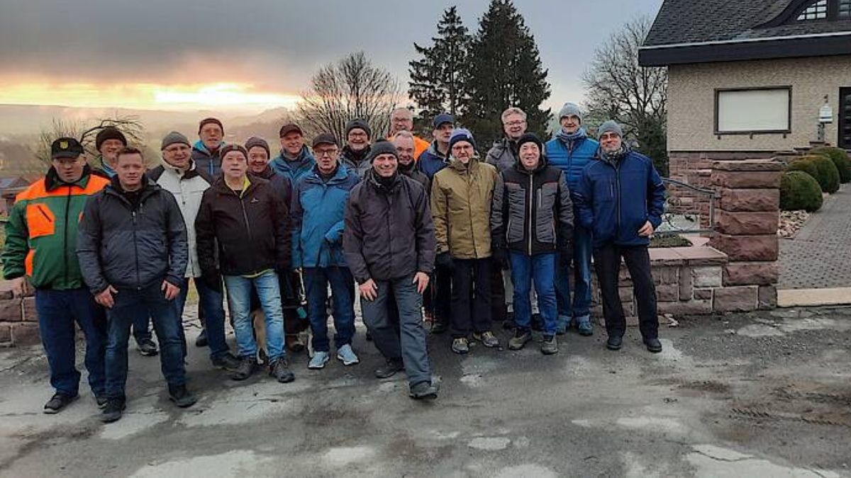 Dies ist ein Ausflugsfoto der Breitensportgruppe des TuS 13 Hembsen.