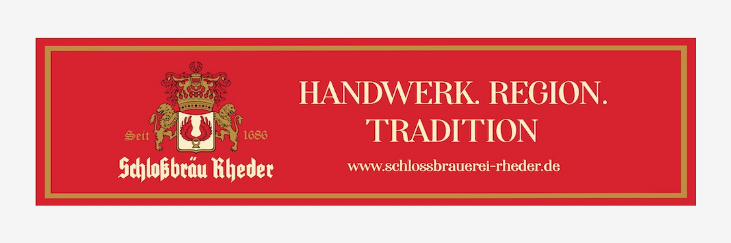 Dies ist das Logo des Sponsors Schlossbrauerei Rheder.