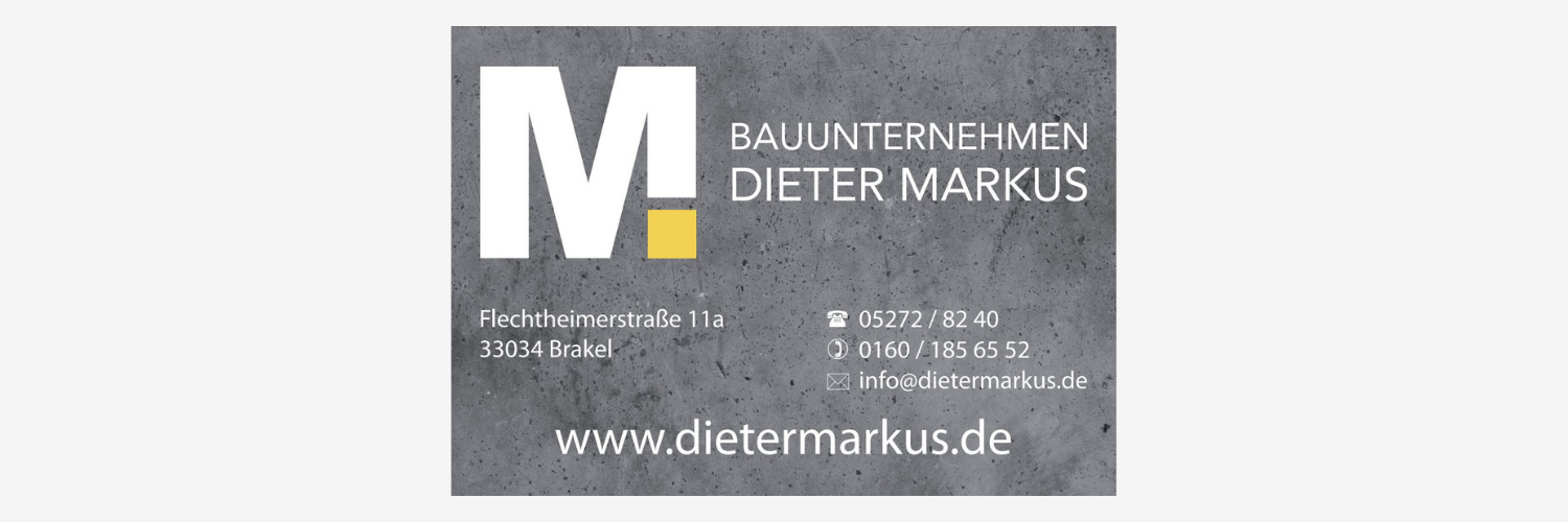 Dies ist das Logo des Sponsors Dieter Markus.