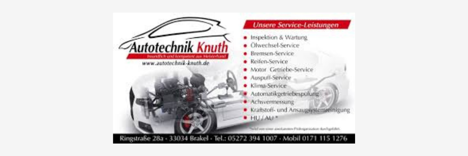 Dies ist das Logo des Sponsors Autotechnik Knuth.