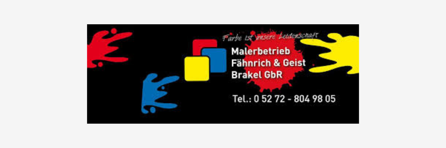 Dies ist das Logo des Sponsors Malerbetrieb Fähnrich & Geist.